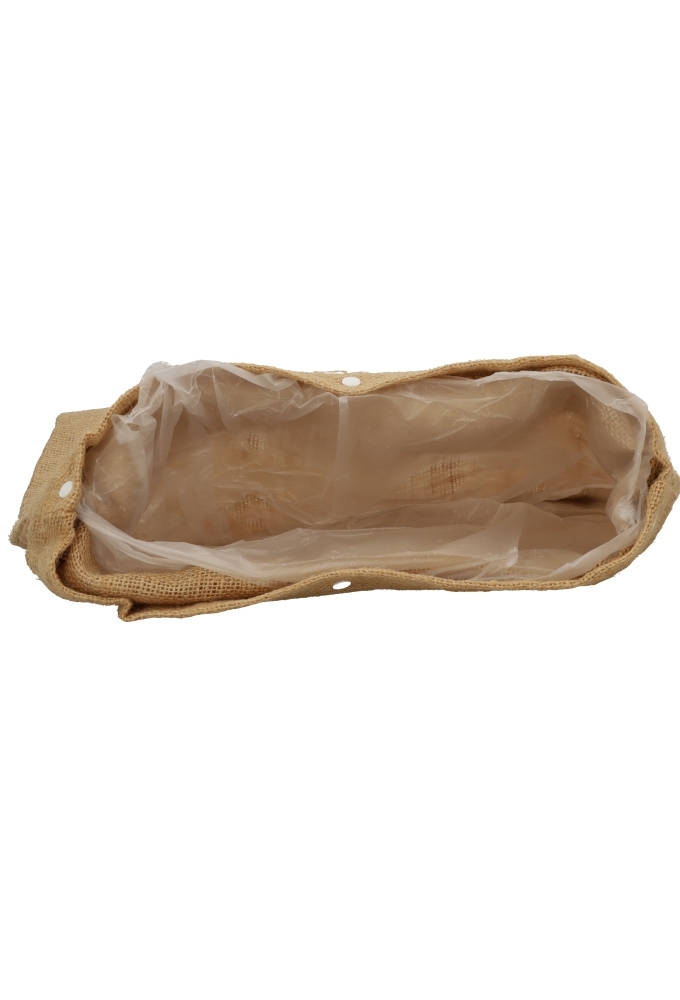 Pepernoten Strooizak Jute Met Uitneembare Plastic zak 38x82cm 10stuks