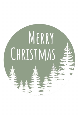Etiketten Kerst Christmas Tree Fijne Feestdagen Groen 3.9m 250stuks Etiketten Kerst Christmas Tree Fijne Feestdagen Groen 3.9m 250stuks