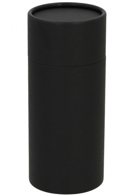 Geschenk Kartonnen Koker Rondo Zwart 15x6.6cm 10stuks