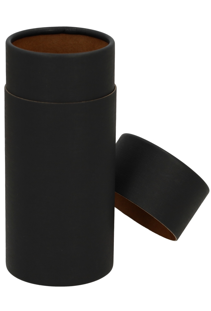 Geschenk Kartonnen Koker Rondo Zwart 6.6x15cm 1stuks