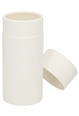 Geschenk Kartonnen Koker Rondo Wit 6.6x15cm 10stuks