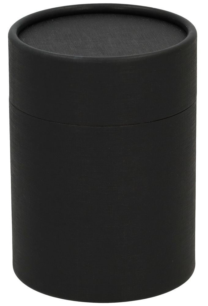 Geschenk Kartonnen Koker Rondo Zwart 10x7.9cm 10stuks