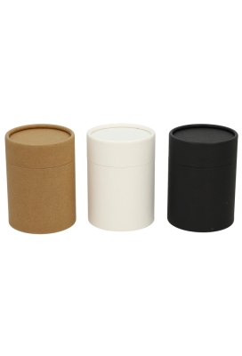 Geschenk Kartonnen Koker Rondo Zwart 7.9x10cm 10stuks