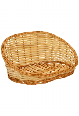 Rietenmanden Fruitmand Schuin 43x34x3 a 16cm hoogte 10stuks