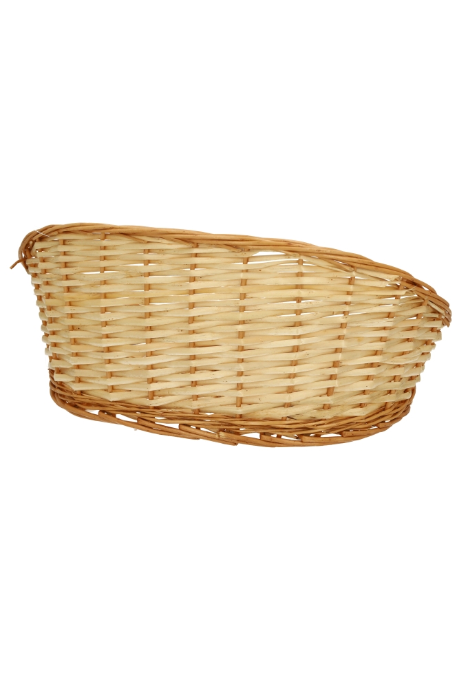 Rietenmanden Fruitmand Schuin 43x34x3 a 16cm hoogte 10stuks