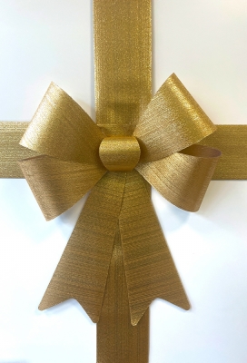 Deurstrik Dubbel Goud Hawai 50x33+27cm & Zuignap lint 14cm