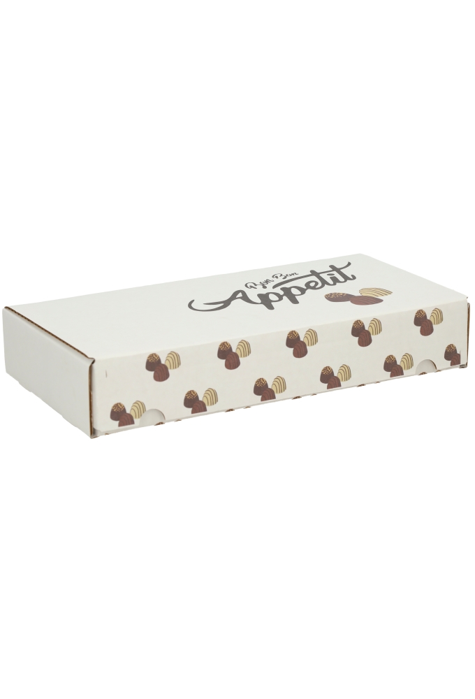 Bolsa Bon Bon Appetit A4 Wit 29.5x16x4.8cm 50st & Inlay & inleg vellen