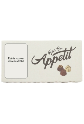 Bolsa Bon Bon Appetit A4 Wit 29.5x16x4.8cm 50st & Inlay & inleg vellen