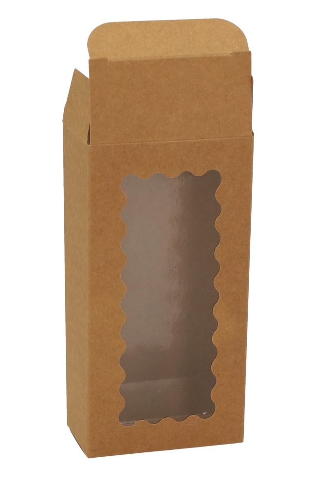 Cadeaudoosjes Krado Met Kartelrand Venster 14x7x3.7 cm 24stuks