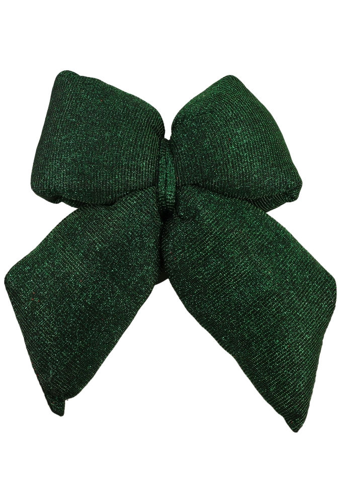 Strik Vellino Bolle Glitter Velvet Groen Met 2 lussen 26x28cm 1 stuks