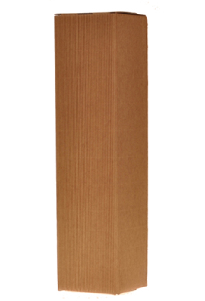 Wijndoos 1 fles Naturel Kraft 9x9x36cm FSC® 50stuks