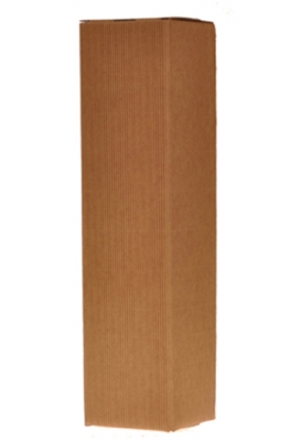 Wijndoos 1 fles Naturel Kraft 9x9x36cm FSC® 50stuks