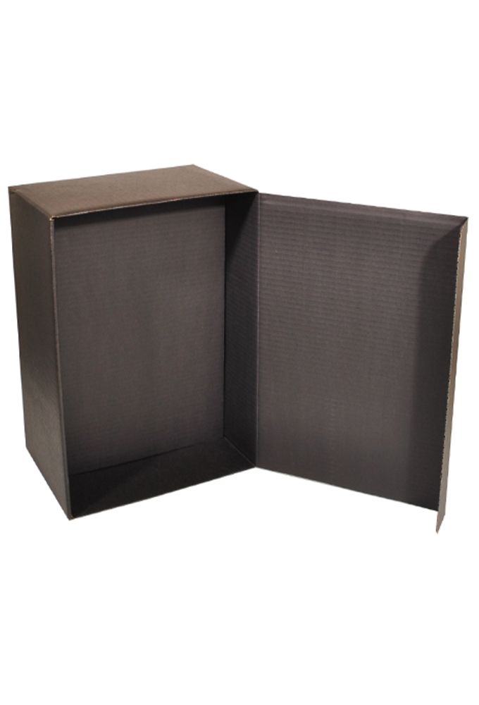 Wijndoos 6-fles Zwart 36.4x25x18.5cm FSC® 25stuks