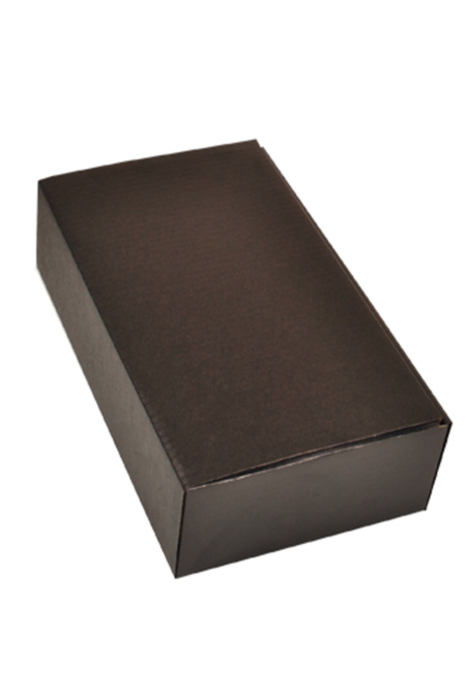 Wijndoos 2-fles Zwart 34.5x20x9.5cm FSC® 25stuks