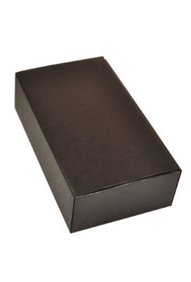 Wijndoos 2-fles Zwart 34.5x20x9.5cm FSC® 25stuks