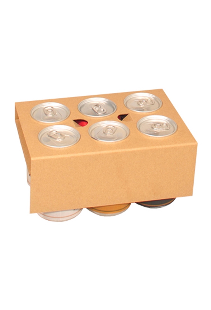 Bierverpakking Kraft Topclusters  Voor 6x 33cl Blikjes FSC® 200stuks