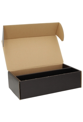 Wijndozen 2-Flessen Selected For You Zwart 33.5x18.7x9.5cm 25stuks