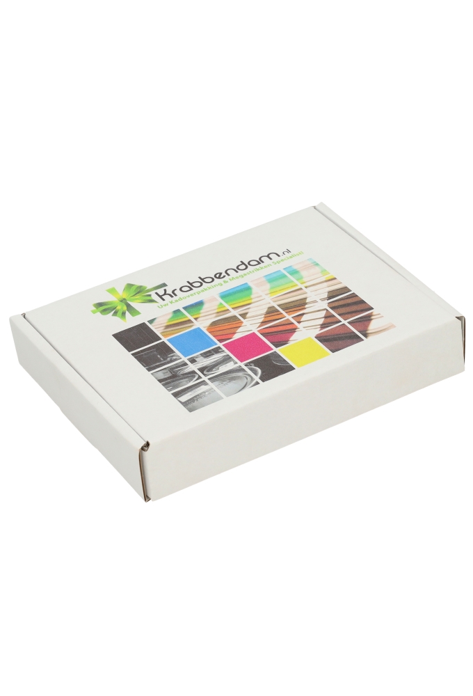 Brievenbusdoos Met Uw Eigen Logo Wit A6 16.5x12.5x2.8cm 10stuks