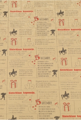 Sintpapier Kraft Kapoentje 30cm x 200meter 70grm OP IS OP