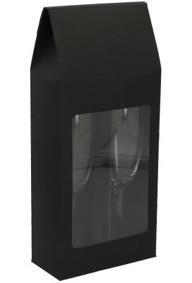 Bierverpakking Tivoli Black Window 2flesjes bier 13x6.5x30cm 10stuks