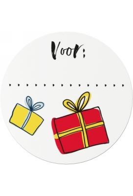 Etiketten Voor Cadeau 40mm cm 500stuks OP IS OP