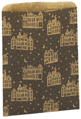 Sintzakjes Sint Stillle Nacht 18x25cm 100stuks OP IS OP