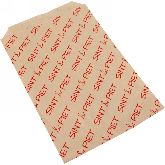 Sintzakjes Sint & Piet 15x22cm 100stuks OP IS OP