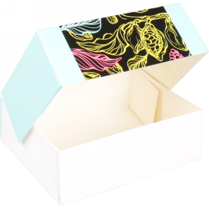 Gebaksdoos Happy Met Klep 15x11.5x5.5cm 250gram 50stuks OP IS OP