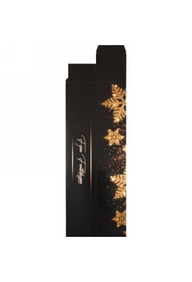 Staafkoker Fijne Feestdagen Glitter 32x6x6cm 100stuks OP IS OP