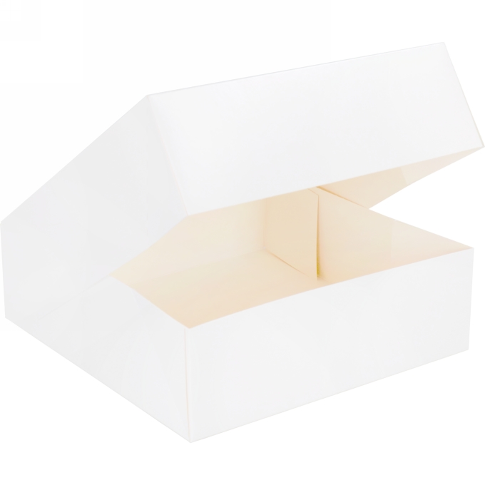 Gebaksdoos Blanco Wit Met Klep 25x25x8cm 270gram 175stuks OP IS OP