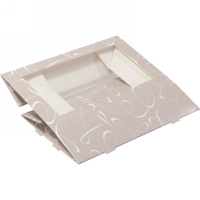 Gebaksdoos Swirl Met Klep 19x12.5x5cm 250gram 200stuks OP IS OP