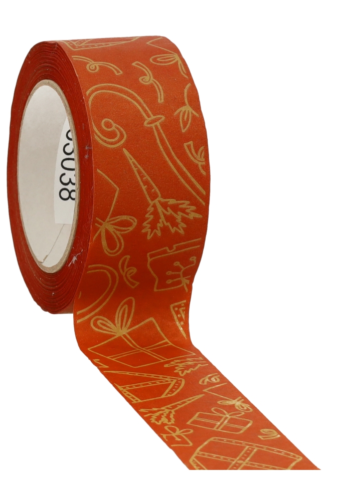 Bedrukt Tape Sint Symbolen Papier Tape 50mm x 50meter 1 stuk