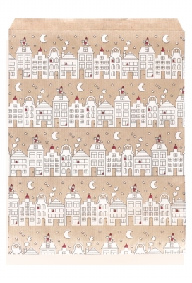 Sintzakjes Sint Op Het Dak 12x19cm 100stuks OP IS OP