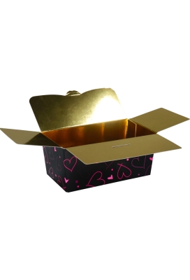 Bonbondoosjes Tumby Hearts 250gr 11.3x6.2x5.5cm 50st OP IS OP