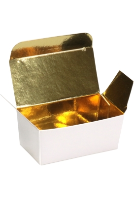 Bonbondoosjes Tumby Wit Voor 2 Bonbons 6.7x3.5x3.1cm 50st OP IS OP