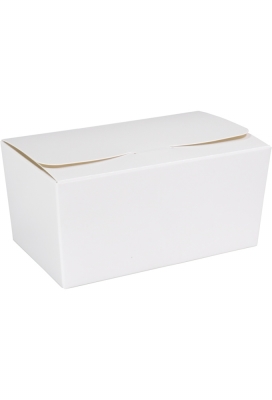 Bonbondoosjes Tumby Wit 375gr 12.5x7.3x6.2cm 50st OP IS OP