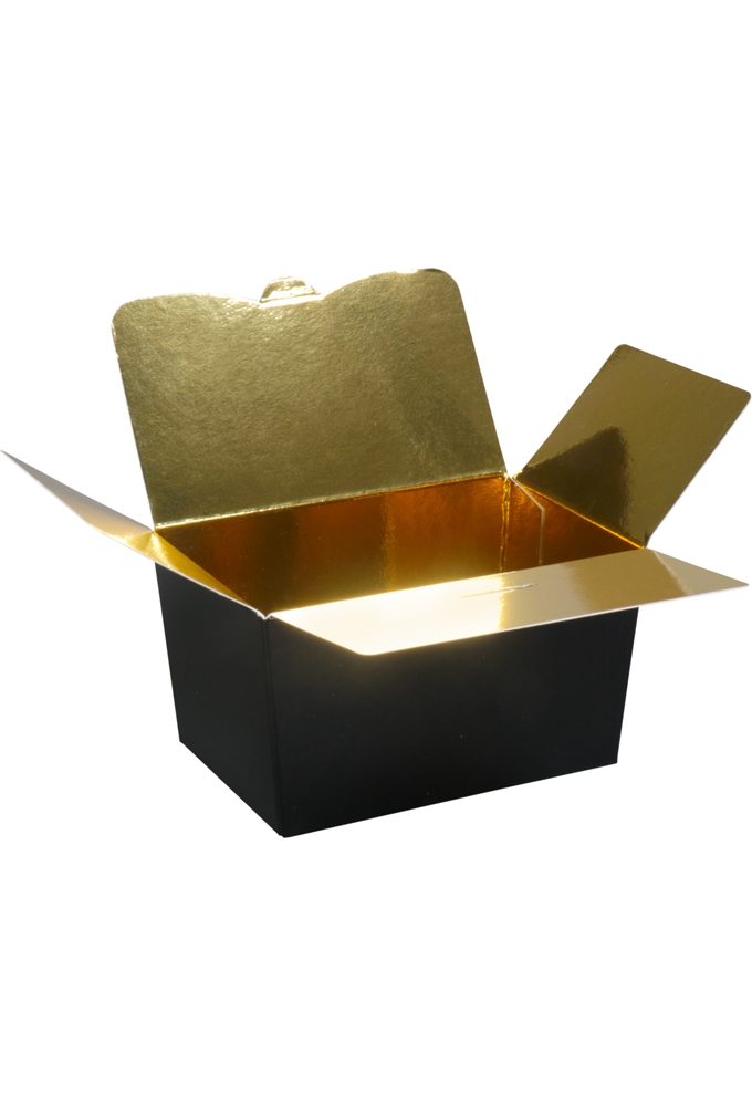 Bonbondoosjes Tumby Zwart 150gr 8.9x6x5cm 50st OP IS OP