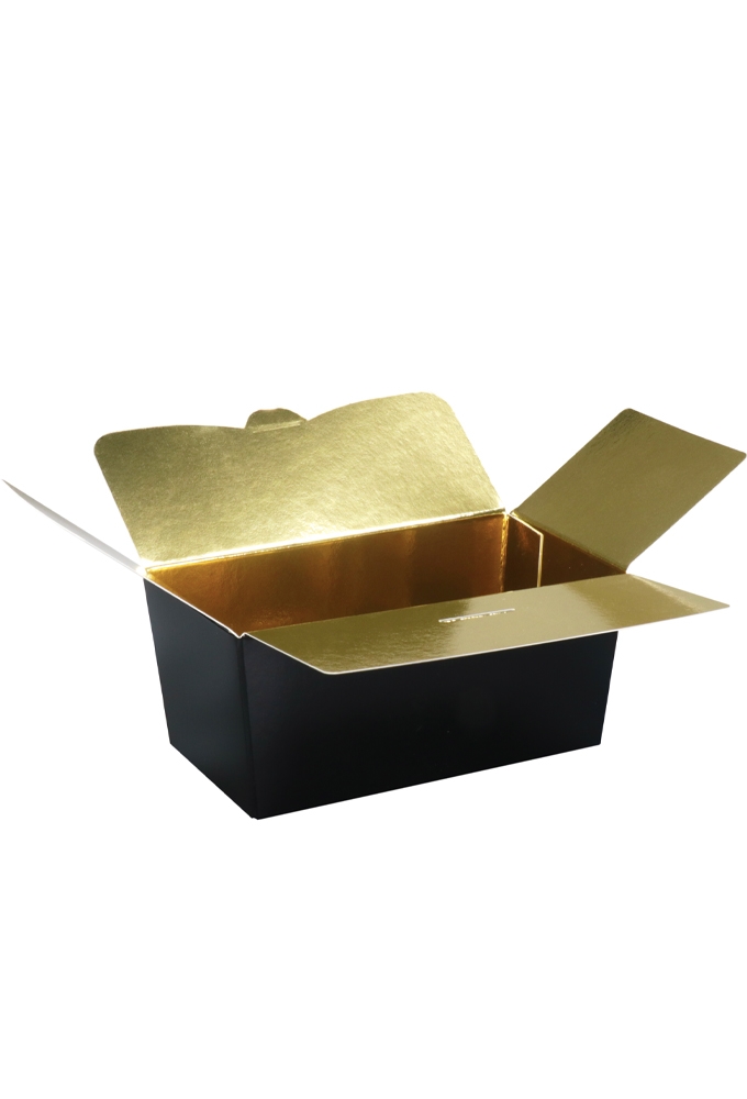 Bonbondoosjes Tumby Zwart 250gr 11.3x6.2x5.5cm 50st OP IS OP