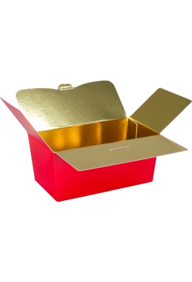 Bonbondoosjes Tumby Rood 250gr 11.3x6.2x5.5cm 50st OP IS OP