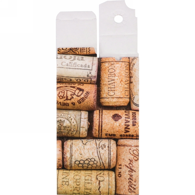 Wijndozen 1-Fles Kurk 9.5x9.5x33cm 10stuks