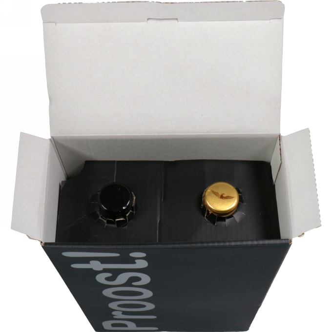 Wijndoos Proost 19x9.5x33cm 2fles 10stuks