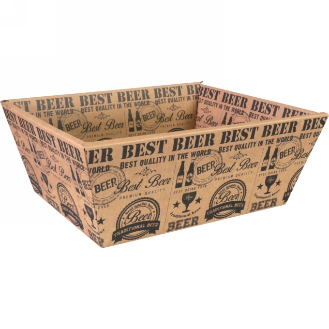 Geschenkdoos Best Beer Naturel 26x21x10cm 10stuks