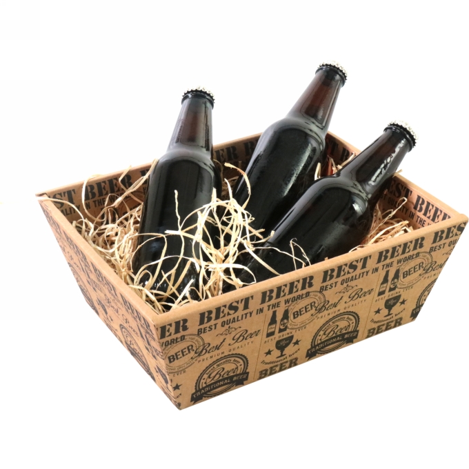Geschenkdoos Best Beer Naturel 26x21x10cm 10stuks