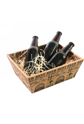 Geschenkdoos Best Beer Naturel 26x21x10cm 10stuks