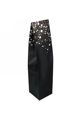 Wijnzak 1-Fles Spot on Black 9.5x9.5x41cm 25stuks