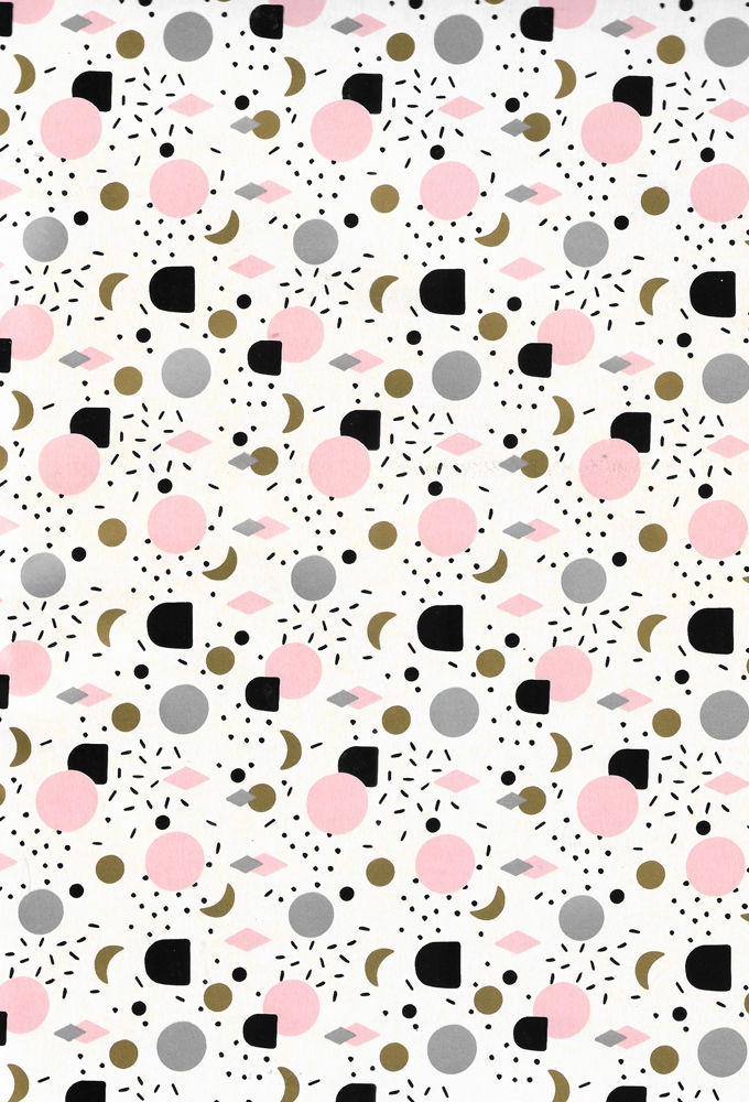 Kadopapier Fun Figures Wit 80gram 50cm x 200meter