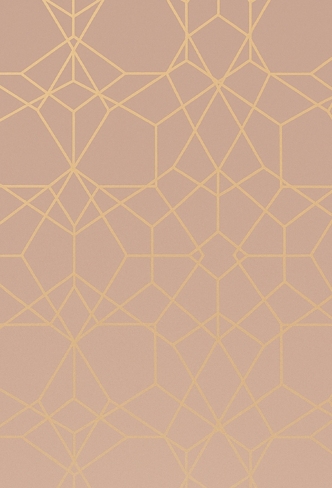 Kadopapier Metallic Geo Lia Zilver 50cm x 100meter