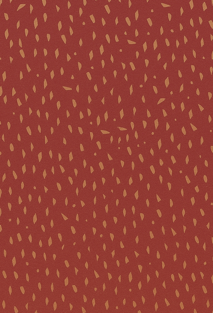 Gerecycled Kadopapier Confetti Rood en Goud 65gr 30cm x 100meter