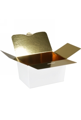 Bonbondoosjes Tumby Wit 150gr 8.9x6x5cm 50st OP IS OP