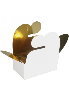 Bonbondoosjes Tumby Wit Vlinder Voor 2 Bonbons 6.7x3.9x3.2cm 50st